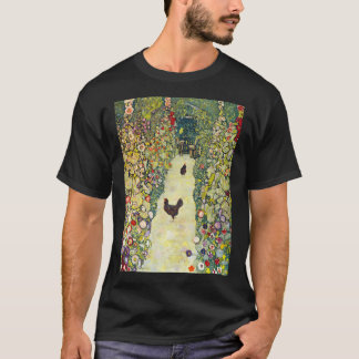 T-shirt Chemin du jardin Gustav Klimt avec