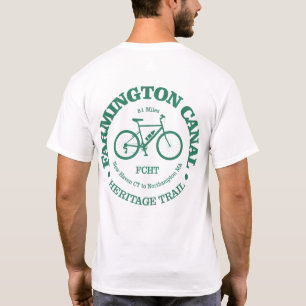 T-shirt Chemin du patrimoine du canal de Farmington (cycli