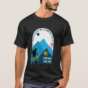 T-shirt Chemin du Puy Pèlerin Marche Camino de Santiago 2