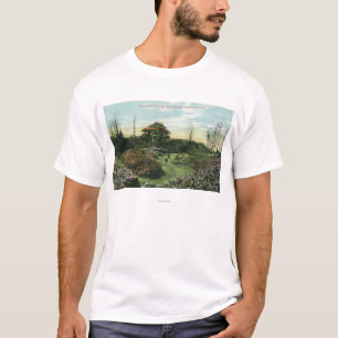 T-shirt Chemin et pavillon du rhododendron de Highland