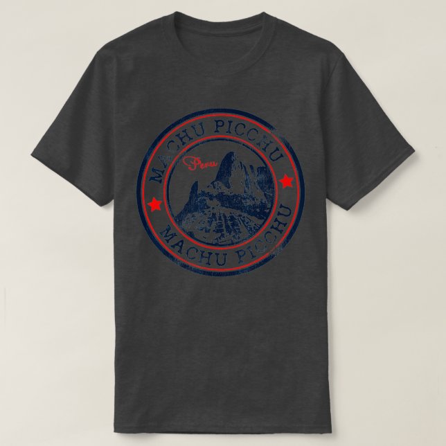 T-shirt Chemin Machu Picchu Randonnée Inca Amérique du Sud (Design devant)