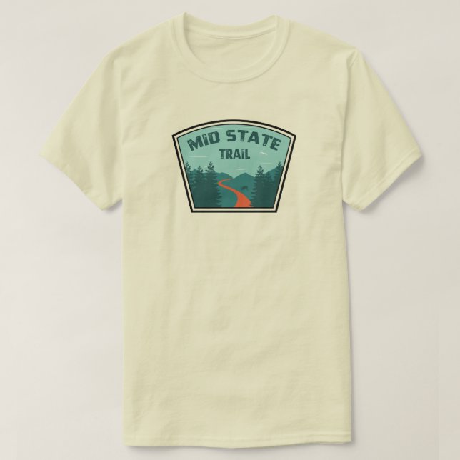 T-shirt Chemin Mid State Pennsylvania (Design devant)