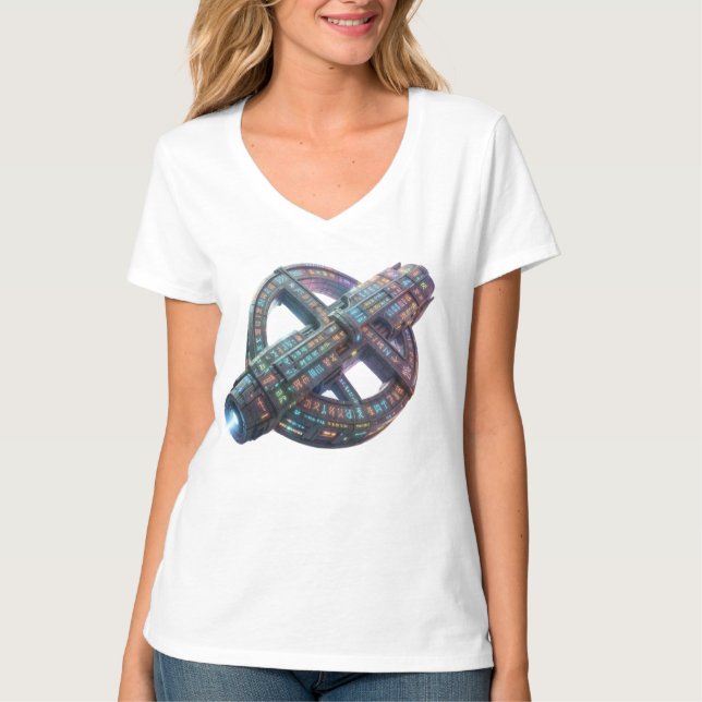 T-shirt Chemin Stellaire – Voyage à travers l'univers´8 (Devant)