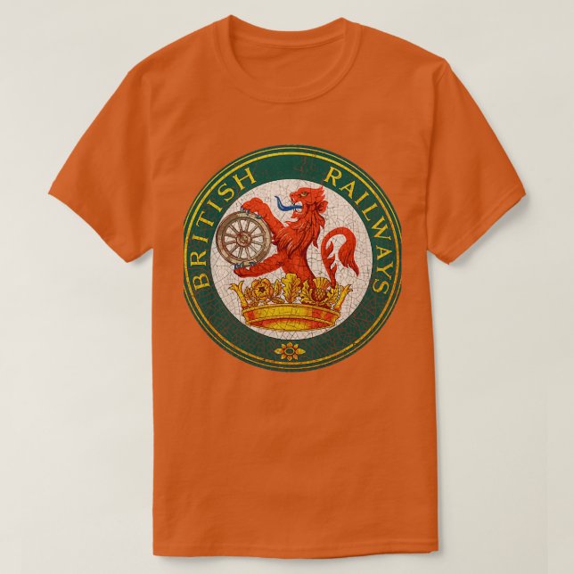 T-shirt Chemins de fer britanniques 2 (Design devant)