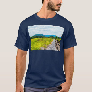 T-shirt Chemins de fer et montagnes à Gettysburg PA