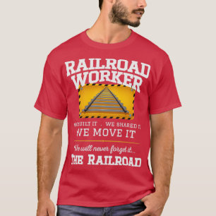 T-shirt Chemins de fer travailleurs graphique train ferrov