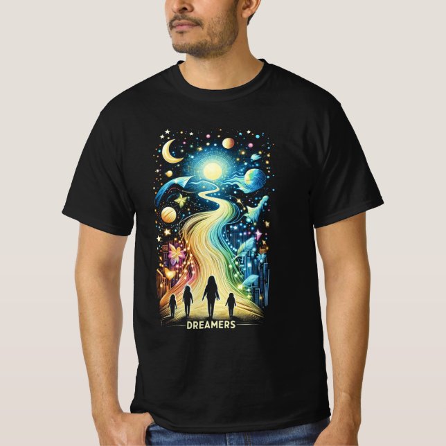 T-shirt Chemins légers des rêveurs (Devant)
