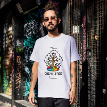T-Shirt CHEMIS-TREE between us schwarzer Baum