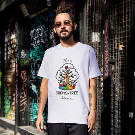 T-Shirt CHEMIS-TREE between us schwarzer Baum