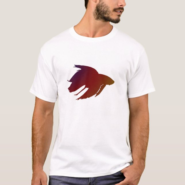 T-shirt Chemise 001 de poissons de Betta (Devant)