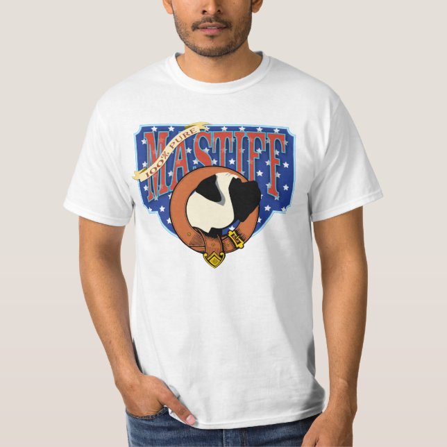T-shirt Chemise 100% de mastiff (Devant)