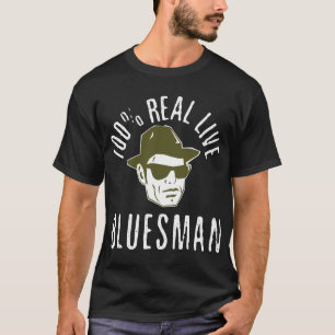 T-shirt Chemise 100% d'obscurité de Bluesman
