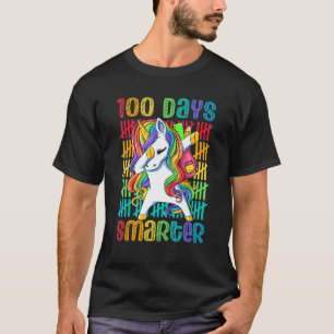 T-shirt Chemise 100e jour d'école 100 jours plus intellige