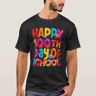 T-shirt Chemise 100e jour d'école pour enseignants garçons