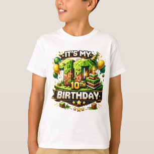 T-shirt Chemise 10e anniversaire – Conception d'anniversai