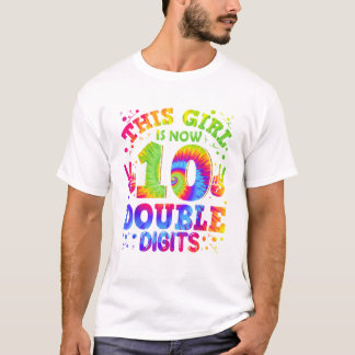 T-shirt Chemise 10e anniversaire Tie Dye 10