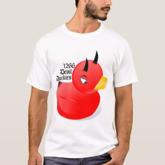 T-shirt Chemise 1266 de Duckies de diable de FRC [rouge]