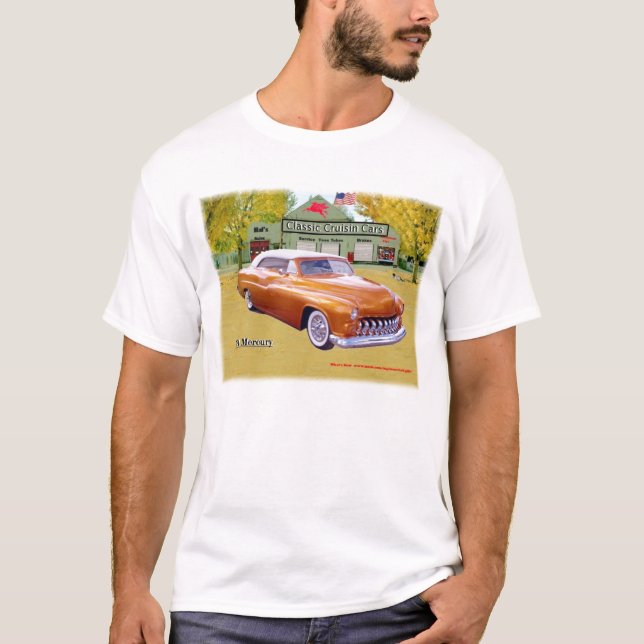 T-shirt Chemise 1951 classique de Mercury de voitures de (Devant)