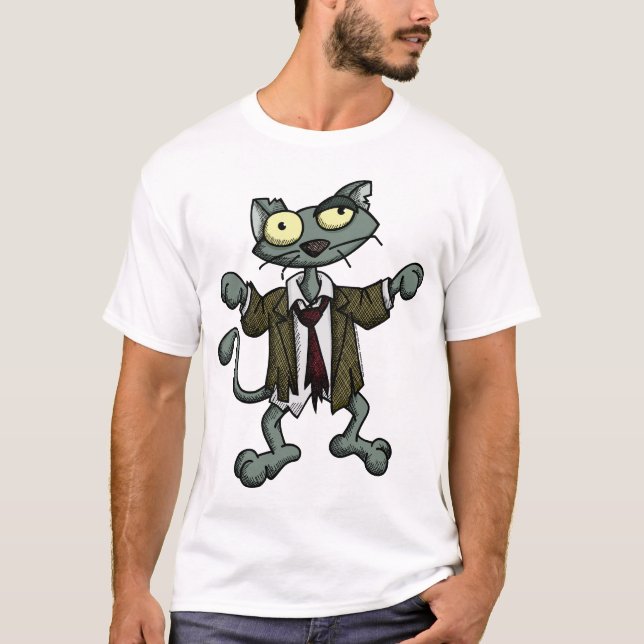 T-shirt Chemise 1 du zombi 1 de Kitty (Devant)