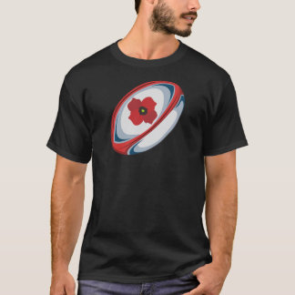 T-shirt Chemise 2018 de pavot de ligue de rugby de