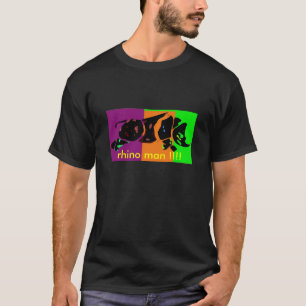 T-shirt chemise 23, homme de rhinocéros ! ! ! !