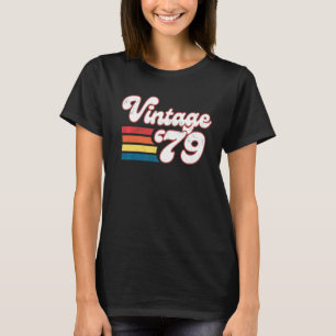 T-shirt Chemise 44 Ans 44ème Anniversaire Née En 1979 FEMM