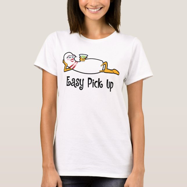 T-shirt Chemise à bosse de dessin animé - Prise en main fa (Devant)