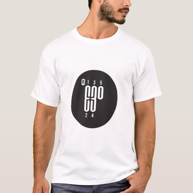 T-shirt Chemise à bouton E30 de la boîte de vitesses (Devant)