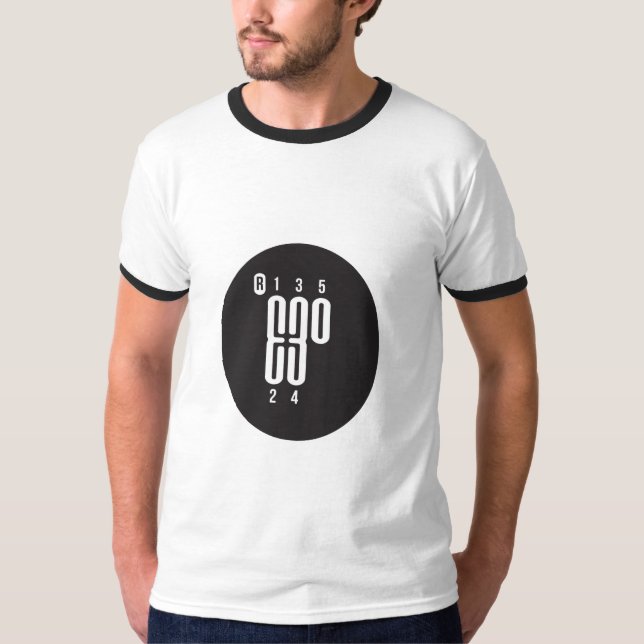T-shirt Chemise à bouton E30 de la boîte de vitesses (Devant)
