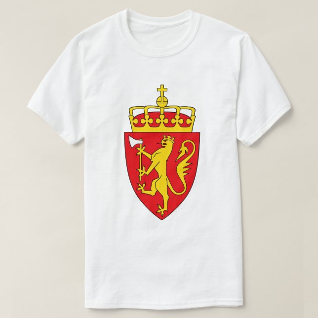 T-shirt Chemise À Bras Norvège (Design devant)