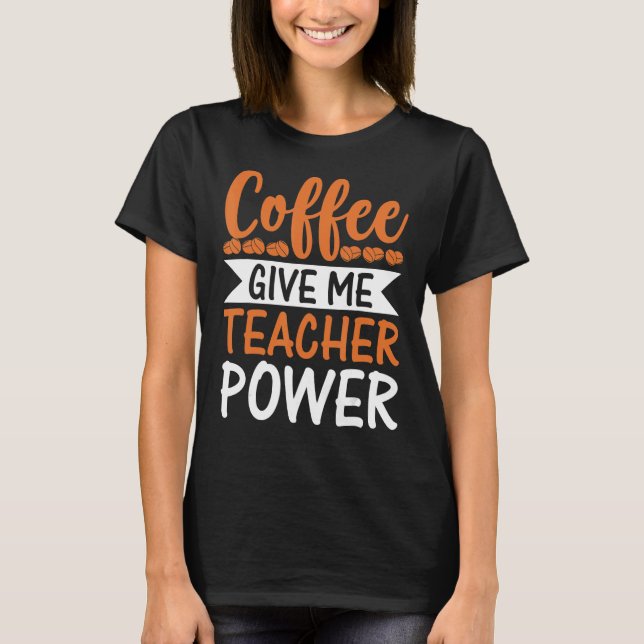 T-shirt Chemise à café amusante pour les amateurs de café  (Devant)