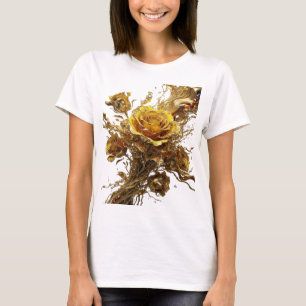 T-shirt Chemise à citation Iconic Gold GOLDEN ROSES