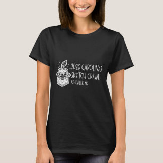 T-shirt Chemise à col ras du cou pour femmes 2026 Carolina