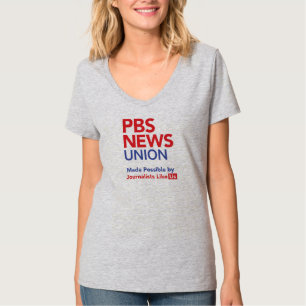 T-shirt Chemise à col ras PBS NewsHour Union