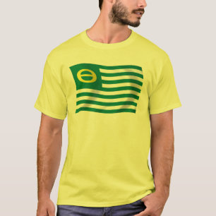 T-shirt Chemise à drapeau du mouvement écologique