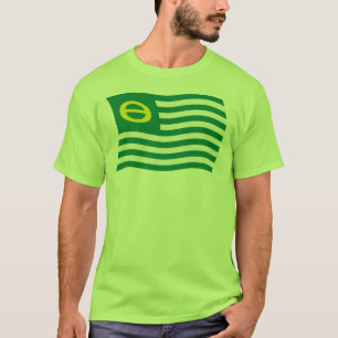 T-shirt Chemise à drapeau du Mouvement Écologique