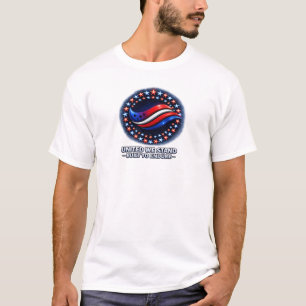T-shirt Chemise à emblème de cercle d'étoiles patriotiques