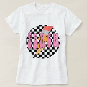 T-shirt Chemise à enseigner à carreaux, chemise de profess