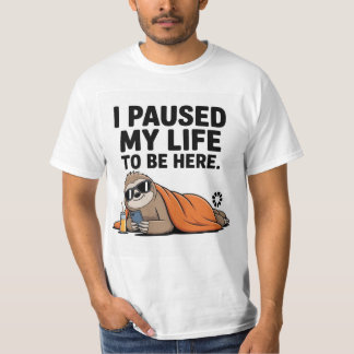 T-shirt Chemise à fentes amusante