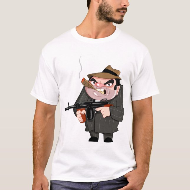 T-shirt Chemise à gangster (Devant)