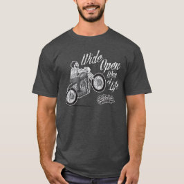 T-shirt Chemise à grande ouverture de la vie Wheelie