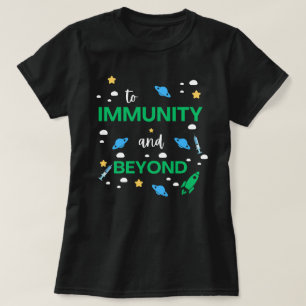 T-shirt Chemise À l'immunité et au-delà, Chemise d'infirmi