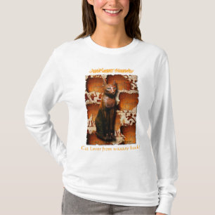 T-shirt Chemise à manche longue AMOUREUX DES CHATS Bastet