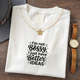 T-shirt Chemise à manches courtes avec citation sarcastiqu