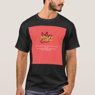 T-shirt Chemise à manches courtes avec un motif de paix