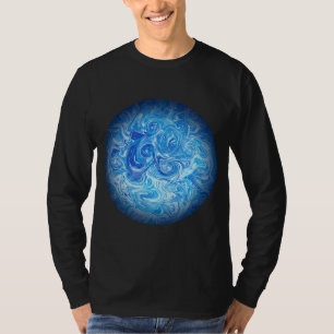 T-shirt Chemise à manches longues Calm Tide Fluid Art