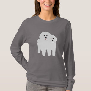 T-shirt Chemise à manches longues de Bichon Frise