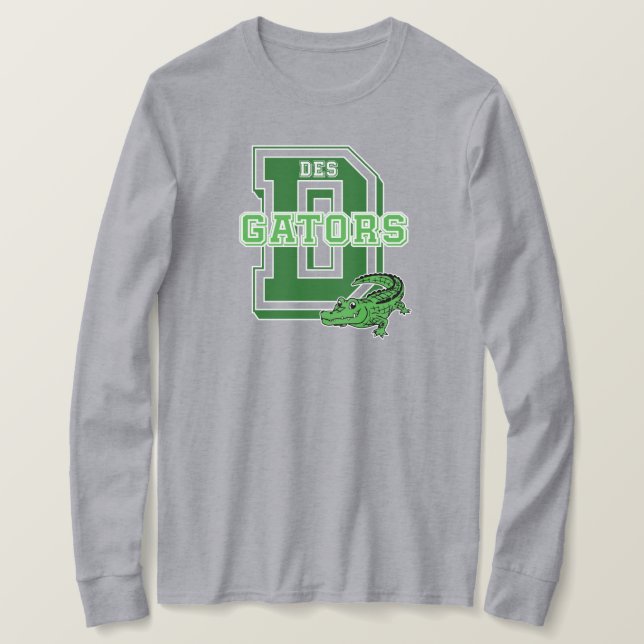 T-shirt Chemise à manches longues de l'engrenage DES Gator (Design devant)