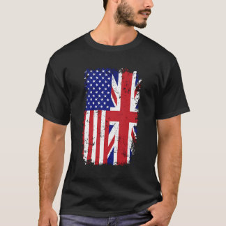 T-shirt Chemise à manches longues du drapeau américain bri