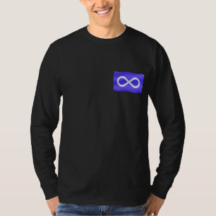 T-shirt Chemise à manches longues du drapeau des Métis des